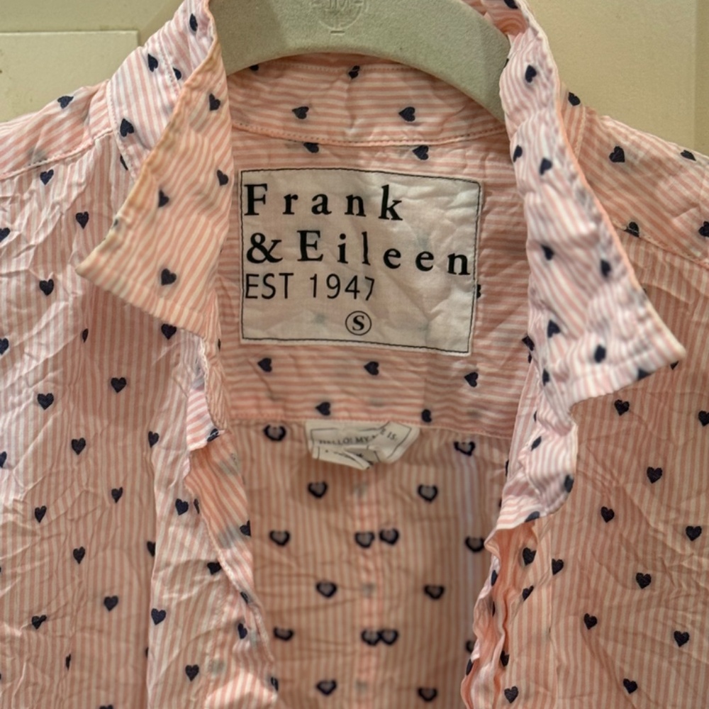 Frank & Eileen "Barry" Circle Style Pink /White Hearts